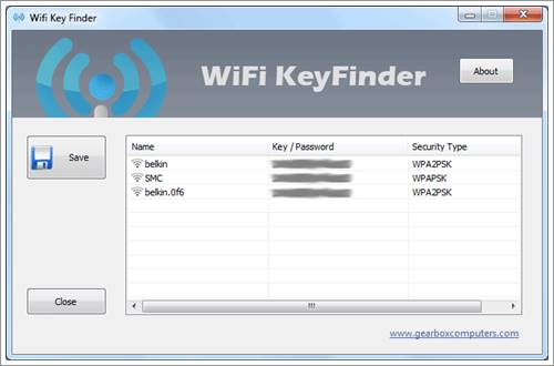 Wifi Key Finder