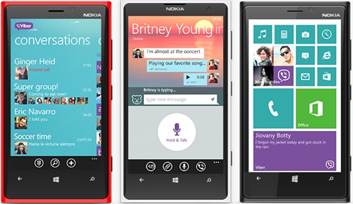 Windows Phone 8/8.1 İçin Mesajlaşma ve Sesli Arama Uygulaması – “Viber” İndir