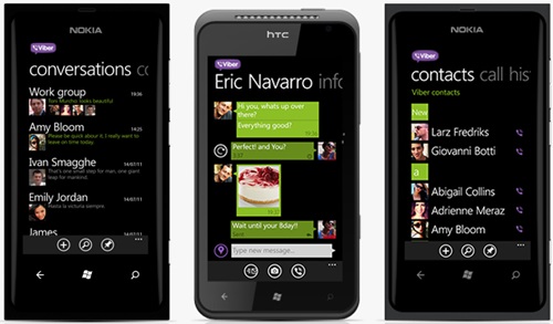 Windows Phone 7 İçin Mesajlaşma ve Sesli Arama Uygulaması – “Viber for WP7” İndir