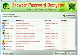 Tarayıcıdaki Şifreleri Görme Programı – Browser Password Decryptor İndir