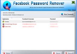 Kayıtlı Facebook Şifresini Silme Programı – Facebook Password Remover İndir
