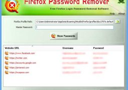 Kayıtlı Firefox Şifrelerini Silme Programı – Firefox Password Remover İndir