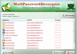 E-Posta Şifre Kurtarma Programı – Mail Password Decryptor İndir